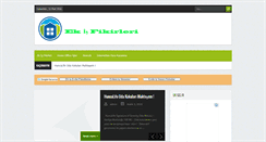Desktop Screenshot of evdeekisfikirleri.com